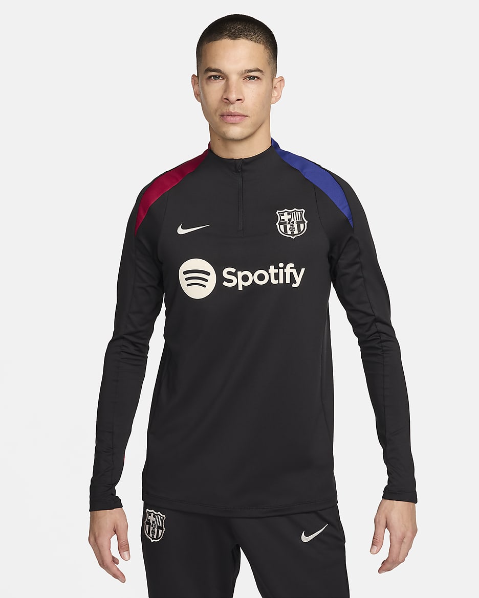 FC Barcelona Strike Nike Dri FIT Erkek Futbol Antrenman Ustu